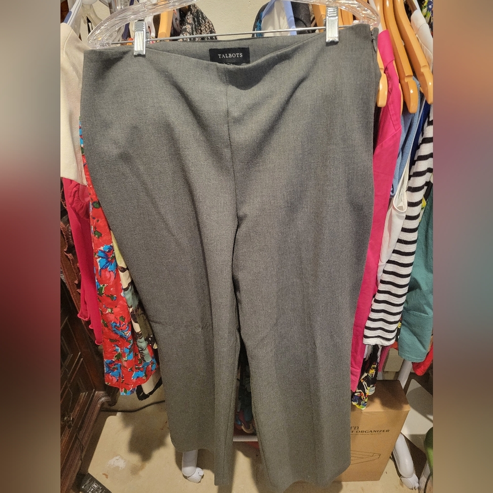 Talbots Gray Slacks
